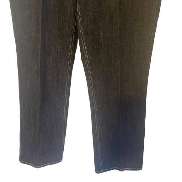 Bill Blass Jeans Stretch black straight size 10 - Picture 7 of 8